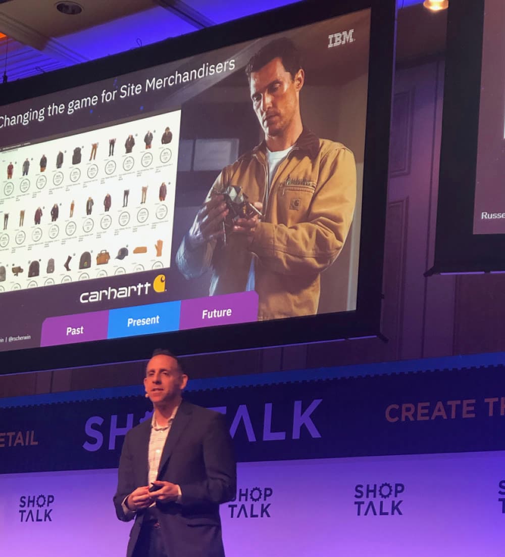 Russell Scherwin on the Shoptalk stage